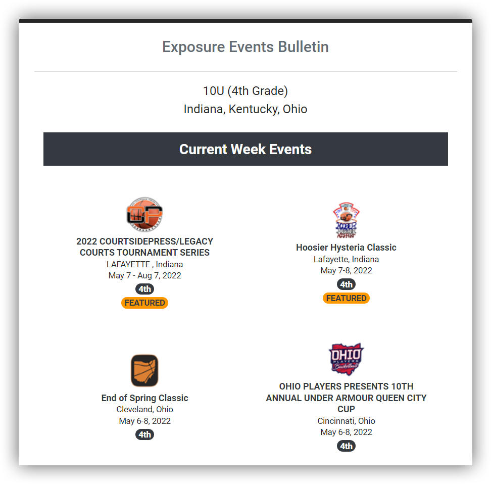  Basketball Event, Tournament, League Marketing