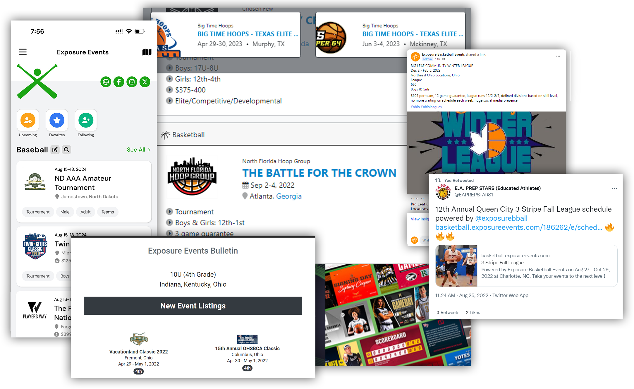 Event, Tournament, League Marketing